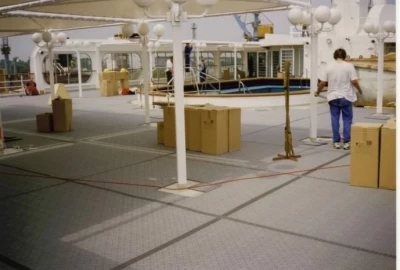 Decksbelag Typ MARINE, rutschfeste Decksbeläge,