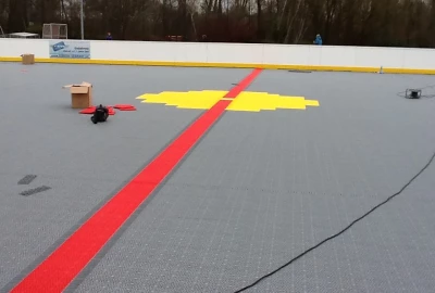 Spielfläche, Inline Hockey verlegen, Inlinehockey Deutschland, Sportbodensystem