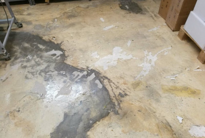 Lagerraum in Spanien, Industrieböden aus PVC, perfekte Lösung,
