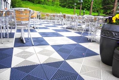 Bodenfliesen Unique, Terrassenbelag, Terrasse, Kunststofffliesen,