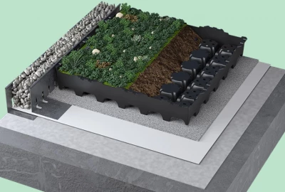 nachhaltige Dachgärten, Gestaltungsideen Dachterrasse,