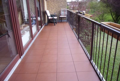 PP Kunststoff Balkonfliesen, Drainage-System Balkonboden, 