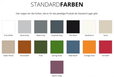 Balkonfliesen Typ XL, zweifarbige Balkonböden, 