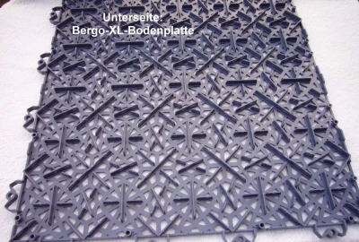 Balkonbodenbelag schnell verlegen, schimmelresistente XL Bodenfliesen,