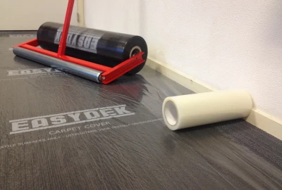 robuste Schutzfolie für Teppich, Carpet Cover Anwendung, 