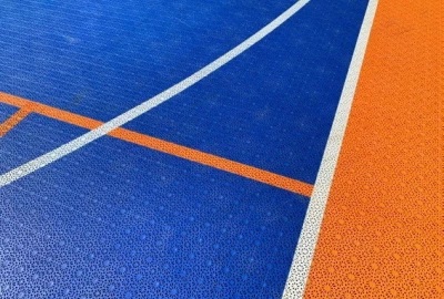 Schulsport Sportanlage, Sportfeld Spielfeldmarkierungen,