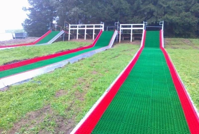 nachhaltige TUBING RIDES Rutschbahnen, TUBING RIDES an 365 Tagen, 