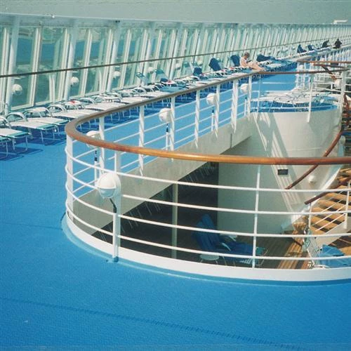 Decksbeläge, uv-beständigem PP-Kunststoff, Schiffsdecks, Motorjachten, Fähren, Kreuzfahrtschiffen, Arbeitsschiffe,